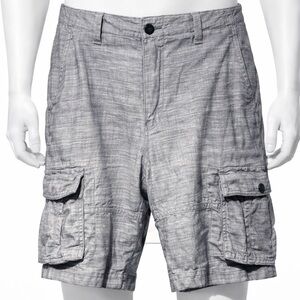 Aeropostale Men’s Light Gray Cargo Shorts - Size 30